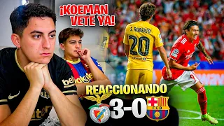 HINCHAS DEL BARÇA REACCIONAN al BENFICA 3 - 0 BARÇA *nos humilla hasta el peor equipo de Europa*