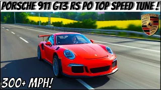 FH4 | Porsche 911 GT3 RS PO Top Speed Tune | 301 MPH/484 KPH! | (2021 Tune)