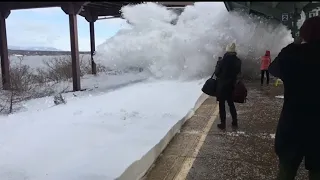 Amtrak Snow mo Collision HD