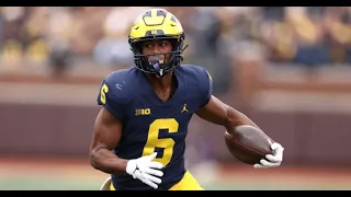 Cornelius Johnson | Wide Receiver | Michigan | 2023 Highlights | 2024 NFL Draft | LA Chargers