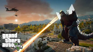 Godzilla Space Invade Los Santos - GTA V Mods