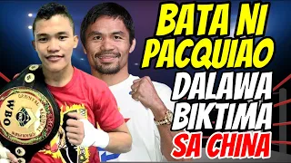 BATA NI PACQUIAO DALAWA ANG PINABAGSAK SA CHINA | SA HARAP NI PACMAN