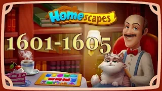 HomeScapes level 1601, 1602, 1603, 1604, 1605