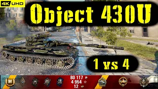 World of Tanks Object 430U Replay - 8 Kills 9.6K DMG(Patch 1.4.1)