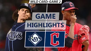 Tampa Bay Rays vs. Cleveland Guardians Highlights | Wild Card Game 2