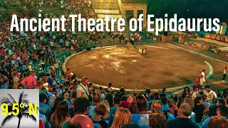 Live performance at ancient theatre of Epidaurus