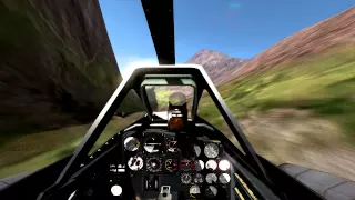 Aces High Alpha Me262 Canyon Run