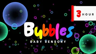 Neon Bubbles Sensory Video - Eye Stimulation For Babies - Autism ADHD Sensory Therapy with Chill Out