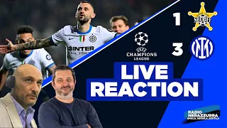 SHERIFF vs INTER 1:3 - Le Reactions di Christian Recalcati e Sergio Sironi