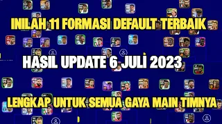 INILAH 11 FORMASI TERBAIK HASIL UPDATE 6 JULI LENGKAP DENGAN GAYA MAIN TIM DI EFOOTBALL 2023