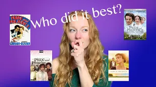 Who Did it Best? Pride and Prejudice Movie Review (1940, 1980, 1995, 2005)