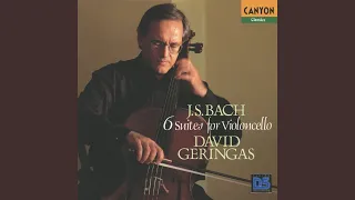 J. S. バッハ:無伴奏チェロ組曲第1番 ト長調 BWV 1007;第4曲 サラバンド