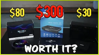 Comparing 3 different priced android boxes - Was Linus Tech Tips Right about them?