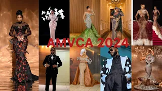 Checkout some lovely and beautiful outfits of some celebrities at AMVCA 2024