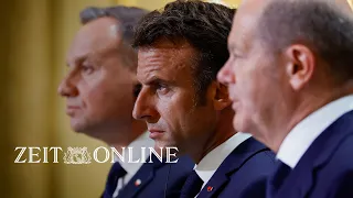 Polen, Frankreich und Deutschland sichern Ukraine weitere Hilfe zu