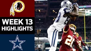 Redskins vs. Cowboys | NFL Week 13 Game Highlights