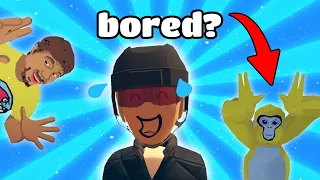 playing stupid recroom games that cure boredom (RecRoom VR)