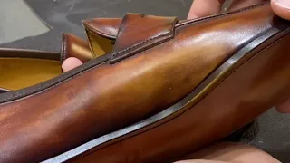 Magnanni Loafers. Restoring Patina a New Pair of Shoes.