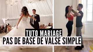 TUTO VALSE MARIAGE | APPRENDRE LA BASE DE VALSE SIMPLIFIEE Special débutants #ouverturedebal