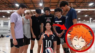 weeb plays volleyball for the FIRST TIME