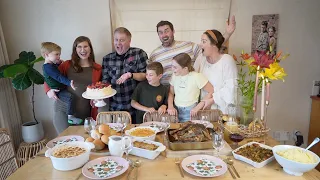 New Zealand Family Prepare Thanksgiving Dinner For an American Family! (Did They Like it?)
