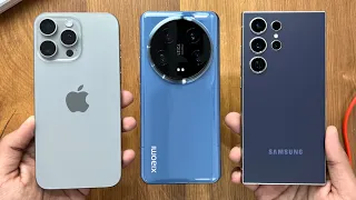 Xiaomi 14 Ultra vs iPhone 15 Pro Max vs Samsung S24 Ultra