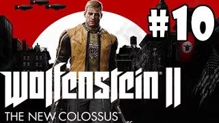 Wolfenstein 2: The New Colossus - Walkthrough - Part 10 - Recover the New Orleans Dossier HD