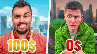 PREŽIVLJAVAMO DAN sa 0€ vs 100€ u GRADU !