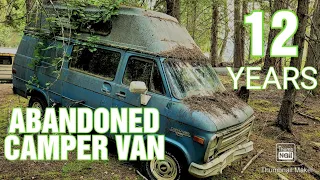 ABANDONED CAMPER VAN!!...CAN WE GET IT TO RUN?