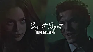 Hope + Clarke | Say it Right