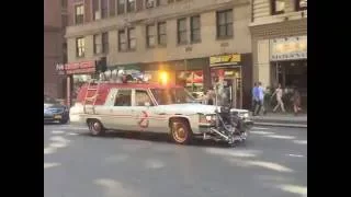 Ghostbusters 2016 - Behind The Scenes - Ecto1 & Ecto2 in NYC