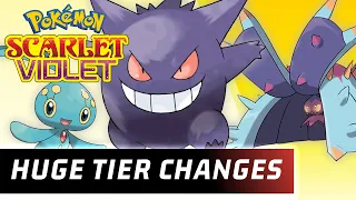 MOST INSANE CHANGES YET! TOXAPEX UU! GENGAR & MANAPHY RU! Pokemon Scarlet and Violet