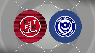 Fleetwood Town 1-0 Portsmouth | Highlights