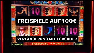 Book of Ra Freispiele auf 100€ 😱 Verlängerung mit Forscher Novoline Casino Spielothek zocken