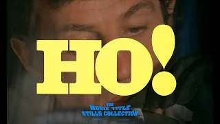 Ho! (1968) title sequence