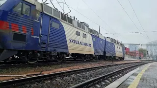 🇺🇦 Електровоз ЧС8-080 з поїздом IC 749 Київ - Ужгород / Відень