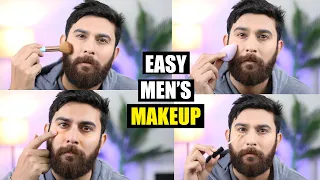 Simple Everyday Men's Makeup Tutorial for Beginners | Affordable Makeup Kit for Men | Natural Look