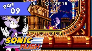 Sonic Rush walkthrough (w/ commentary) Part 9 - Night Carnival Zone (Blazy Mix)!