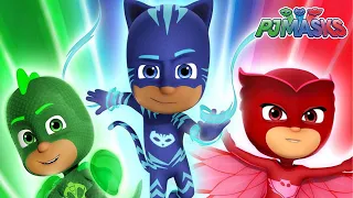 Pj Masks Hero Academy: Pj Power up Build & Race - Water Park Racing Heroes || Pj Masks Games