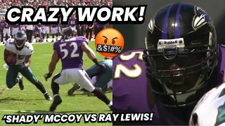 LeSean McCoy Vs Ray Lewis 🤬 CRAZY WORK! I AM ATHLETE (Ray Lewis MEETS Shady McCoy)