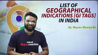 GI Tags 2023 | Geographical Indications | GI Tags With Memory Tricks By Gaurav Sir