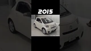 Evolution of Toyota iQ ( 2012~2023 )  #shorts