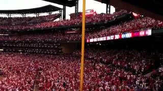 Matt Adams hits a 3 run bomb off Clayton Kershaw  2014 NLDS   St  Louis Cardinals