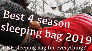 ONE sleeping bag for everything? Best 4 season sleeping bag 2019