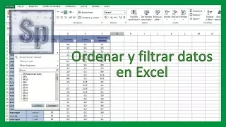 Excel - Ordenar y filtrar datos en Excel. Tutorial en español HD