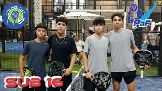 SUB 16 - Selectivo de Menores APA - Cilli y Pucheta VS Trejo y Leon