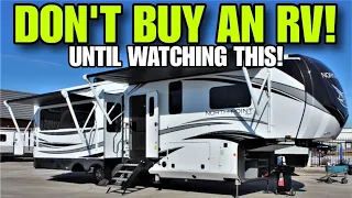 RV DEPRECIATION! DON'T BUY AN RV until you watch this!