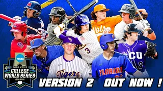 MLB The Show 23 | NCAA College Baseball Rosters V2 Update and Uniform Tutorial | Xbox series X |