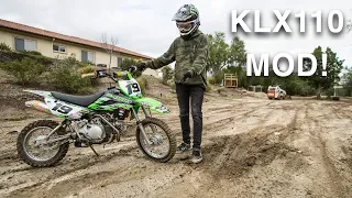 MY KLX110 PIT BIKE IS INSANE!!