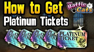 How to Get Platinum Tickets in The Battle Cats